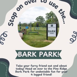 🐾 Woof and Wag, Residents! 🌳🐶 Get ready to unleash some fun at our community Bark Park! Invite your neighbors to a paw-some playdate where your furry friends can romp, fetch, and make new buddies! Whether your pup loves to chase squirrels or just wants to soak up the sun, there's something for every tail-wagging personality! Bring your favorite toys, some treats, and don't forget to snap cute pics and be sure to tag Pine Ridge Apartments! 🐕❤️ #BarkParkFun #FurryFriendsUnite 🐾 Woof and Wag, Residents! 🌳🐶 Get ready to unleash some fun at our community Bark Park! Invite your neighbors to a paw-some playdate where your furry friends can romp, fetch, and make new buddies! Whether your pup loves to chase squirrels or just wants to soak up the sun, there's something for every tail-wagging personality! Bring your favorite toys, some treats, and don't forget to snap cute pics and be sure to tag Pine Ridge Apartments! 🐕❤️ #BarkParkFun #FurryFriendsUnite